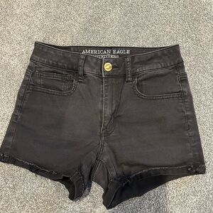 American Eagle Black Jean Shorts